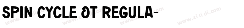Spin Cycle OT Regula字体转换